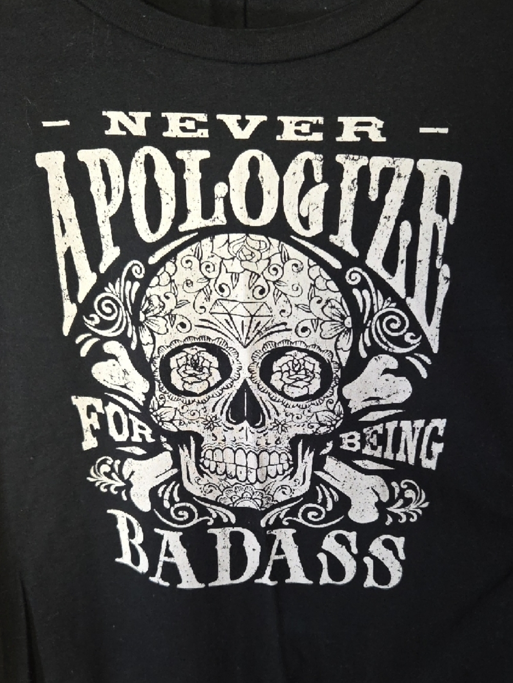 Vintage 2016 Like New Torrid Graphic Tee "Never Apologize For Being Badass" - Picture 2 of 5